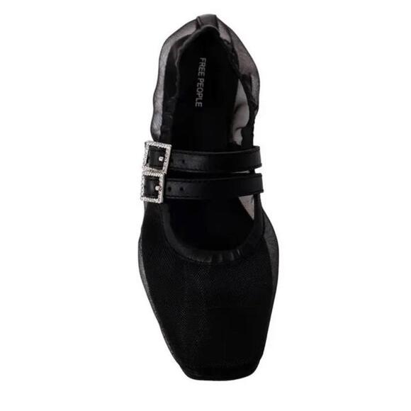 Free People™ Women's  Gemini Ballet Flats in Black - Picture 5 of 8